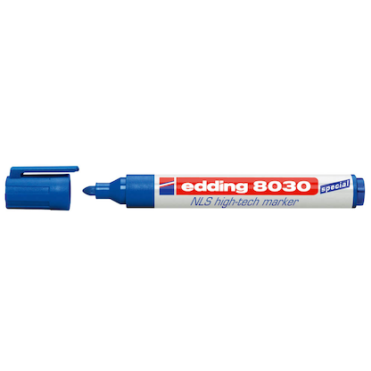 Artikelbild für edding 8030 Permanentmarker blau 1,5 - 3,0 mm, 1 St., Artikelnummer 489183