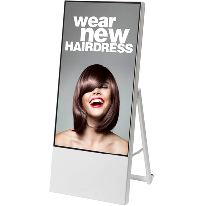 Artikelbild für Showdown® Displays Digitaler Kundenstopper - Smart Line digitaler Kundenstopper, weiß, 108,0 cm (43 Zoll), Artikelnummer 926386