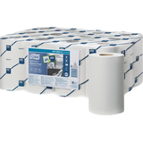 Artikelbild 1 für TORK Putztuchrollen Reflex 1-lagig weiß, 343 Blätter, 12 Rollen, Artikelnummer 486502