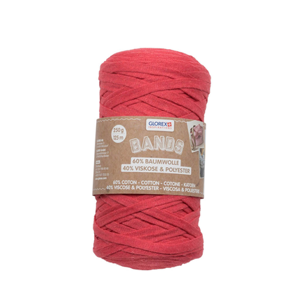 Artikelbild für GLOREX Makramee Garn rot Bands, 1 St., Artikelnummer 224158