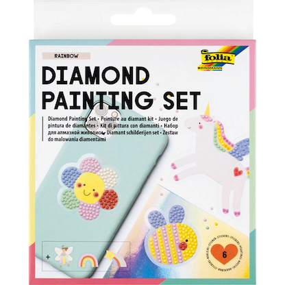 Artikelbild für folia Diamond Painting Rainbow mehrfarbig, Artikelnummer 285659