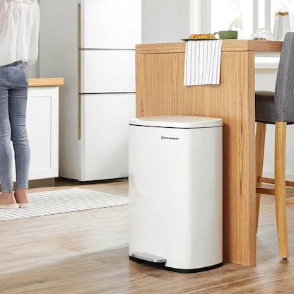 Artikelbild 7 für SONGMICS Mülleimer 50,0 l weiß, 1 St., Artikelnummer 290409