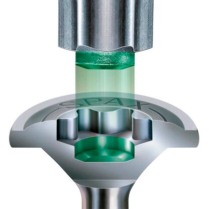 Artikelbild 10 für SPAX® Holzbauschrauben T30 Tellerkopf WIROX 0251010601405 6 mm x 140 mm, 100 St., Artikelnummer 396543