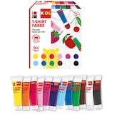 Artikelbild 1 für Marabu KiDS Stoffmalfarbe farbsortiert, 12 St., Artikelnummer 400057