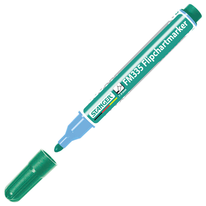 Artikelbild für STANGER FM335 Flipchart-Marker grün 1,0 - 3,0 mm, 1 St., Artikelnummer 436707