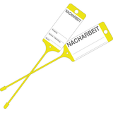 Artikelbild 1 für EICHNER Hängeetiketten Nacharbeit gelb 21,5 x 5,8 cm gelocht, 200 St., Artikelnummer 701866