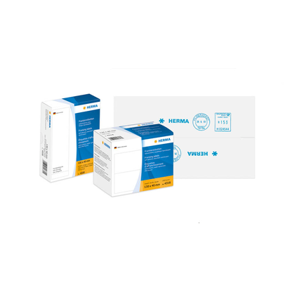Artikelbild 2 für HERMA Frankieretiketten 4318 weiß 130,0 x 40,0 mm, 1.000 Etiketten , Artikelnummer 144055