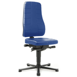 Artikelbild 1 für bimos Arbeitsdrehstuhl All-In-One blau Kunstleder, Artikelnummer 483388