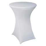 Artikelbild 1 für Stehtischhusse weiß Ø max. 85,0 cm, 1 St., Artikelnummer 118479