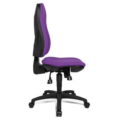 Artikelbild 3 für Topstar Bürostuhl Support SY, 8550 G03 Stoff lila, Gestell schwarz, Artikelnummer 640437