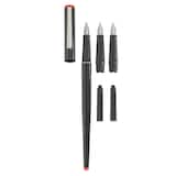 Artikelbild 1 für herlitz Patronenfüller schwarz Kalligraphie-Feder 1,1 / 1,5 / 2,3 mm, 3 St., Artikelnummer 917484