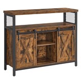 Artikelbild 1 für VASAGLE Sideboard, LSC092B01 braun 100,0 x 33,0 x 80,0 cm, 1 St., Artikelnummer 262828