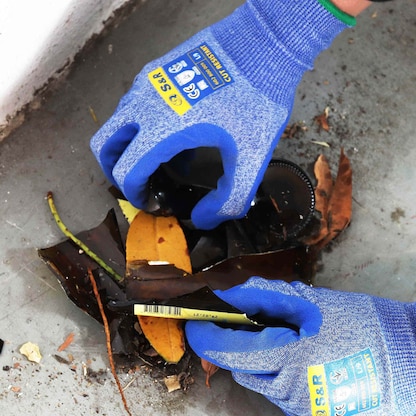 Artikelbild 6 für S&R unisex Arbeitshandschuhe blau Größe 10, 1 Paar, Artikelnummer 316857