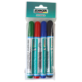 Artikelbild 1 für STANGER FM335 Flipchart-Marker farbsortiert 1,0 - 3,0 mm, 4 St., Artikelnummer 436711