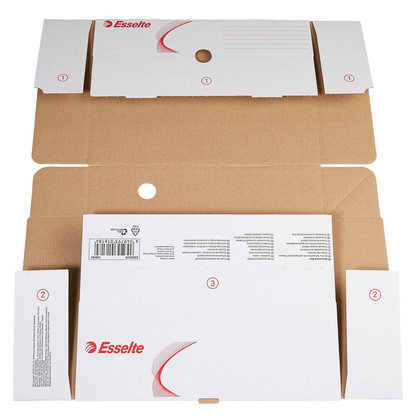 Artikelbild 6 für Esselte Archivboxen weiß 25,5 x 32,9 x 8,0 cm, 10 St., Artikelnummer 515052