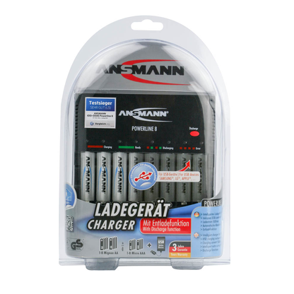 Artikelbild 3 für ANSMANN Powerline 8 Akku-Ladegerät, Artikelnummer 224461
