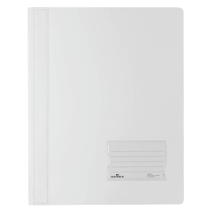 Artikelbild für DURABLE Schnellhefter DURALUX Kunststoff weiß DIN A4 überbreit, 10 St., Artikelnummer 567495