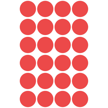 Artikelbild 2 für AVERY Zweckform Klebepunkte 3595 rot Ø 18,0 mm, 96 St., Artikelnummer 977421