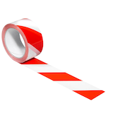 Artikelbild 1 für SUPRA Warnklebeband rot/weiß 50,0 mm x 66,0 m 1 Rolle, Artikelnummer 191074