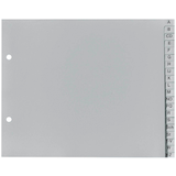 Artikelbild 1 für Exacompta Ordnerregister DIN A5 Halbformat A-Z grau 20-teilig, 1 Satz, Artikelnummer 386351