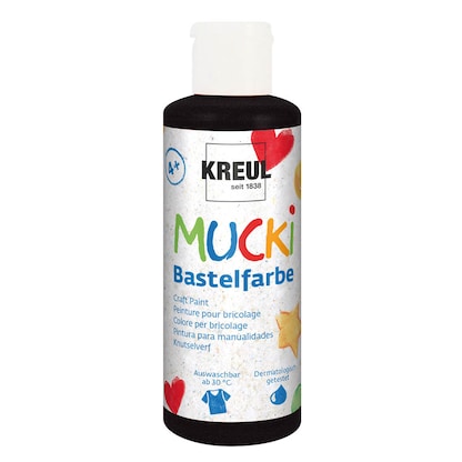 Artikelbild für KREUL MUCKI Acrylfarbe schwarz 80,0 ml, 1 St., Artikelnummer 512992