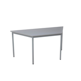 Artikelbild 1 für Gürkan Mehrzwecktisch grau Trapezform, Vierkantrohr grau, 120,0 x 60,0 x 75,0 cm, Artikelnummer 824495