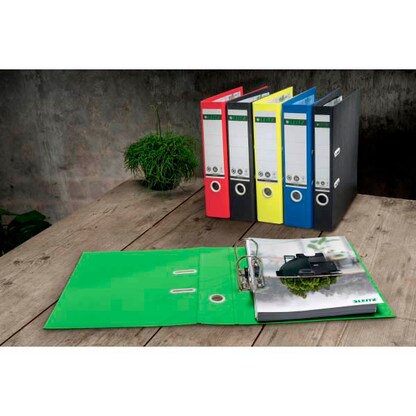 Artikelbild 2 für LEITZ recycle 1019 Ordner schwarz Karton 5,0 cm DIN A4, 1 St., Artikelnummer 304424