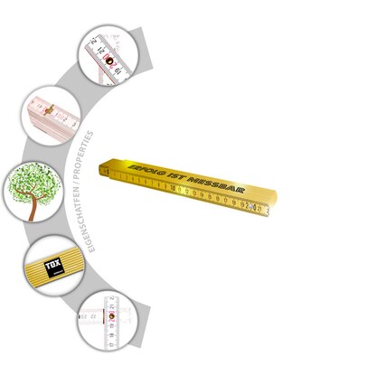 Artikelbild 3 für TOX Meterstab ERFOLG IST MESSBAR Holz 200,0 cm, Artikelnummer 560106