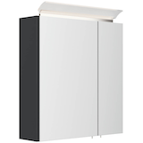 Artikelbild 1 für POSSEIK Spiegel mit Beleuchtung 60 grafit 60,0 x 17,0 x 62,0 cm, Artikelnummer 668127