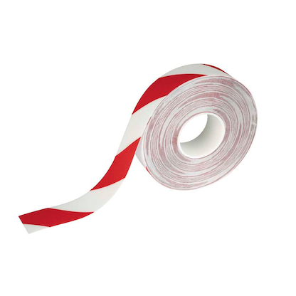Artikelbild für DURABLE Bodenmarkierungsband DURALINE® rot, weiß 50,0 mm x 30,0 m, Artikelnummer 810669