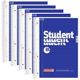 Artikelbild 1 für BRUNNEN Collegeblöcke Student liniert DIN A4 Innenrand, 5 Blöcke, Artikelnummer 838789