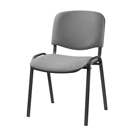 Artikelbild 3 für Nowy Styl Besucherstühle Iso ISO BLACK 1.3 C73 grau, gemustert Stoff, 4 St., Artikelnummer 104543