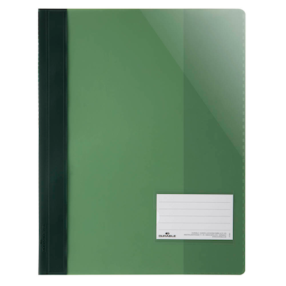 Artikelbild für DURABLE Schnellhefter Kunststoff grün DIN A4 überbreit, 25 St., Artikelnummer 875221