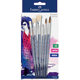 Artikelbild 1 für FABER-CASTELL Pinsel-Set Größe 2, 6, 10, 14, 6-teilig, Artikelnummer 278257