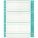 Artikelbild 1 für Wekre Trennblätter DIN A4 1-0 weiß/grün, 230 g/m², 100 Blatt, Artikelnummer 630497