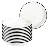 Artikelbild 1 für ID Fine Teller Modest Black Lona weiß Ø 15,0 cm, 12 St., Artikelnummer 633838