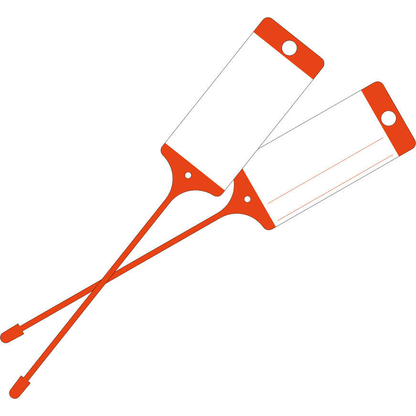 Artikelbild für EICHNER Hängeetiketten rot 21,5 x 5,8 cm gelocht, 100 St., Artikelnummer 701827