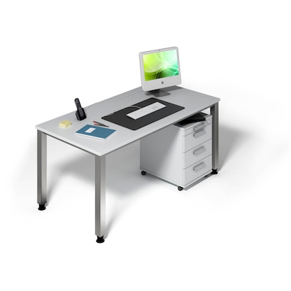 Artikelbild für HAMMERBACHER Akandia Büromöbel-Set lichtgrau, Artikelnummer 841858