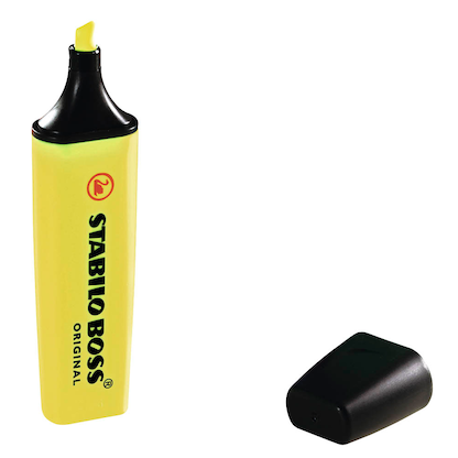 Artikelbild 4 für STABILO BOSS ORIGINAL Textmarker gelb, 1 St., Artikelnummer 316299