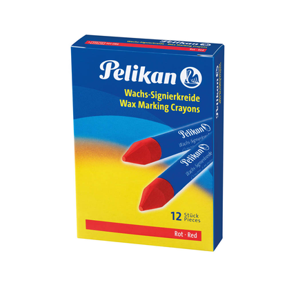 Artikelbild für Pelikan 772/12 Signierkreiden rot, 12 St., Artikelnummer 917000