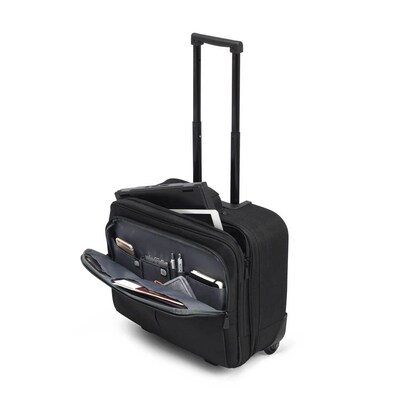 Artikelbild für DICOTA Laptop-Trolley Eco Multi Roller SCALE Kunstfaser schwarz 42,0 x 22,5 x 35,0 cm, Artikelnummer 160764