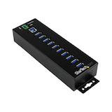 Artikelbild 1 für StarTech.com USB-Hub 10-fach schwarz, Artikelnummer 170334