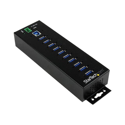 Artikelbild für StarTech.com USB-Hub 10-fach schwarz, Artikelnummer 170334