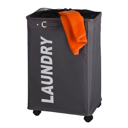 Artikelbild 5 für WENKO Wäschekorb Quadro grau, 1 St., Artikelnummer 531634