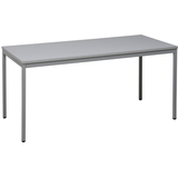 Artikelbild 1 für Gürkan Mehrzwecktisch grau rechteckig, Vierkantrohr grau, 140,0 x 70,0 x 75,0 cm, Artikelnummer 824538