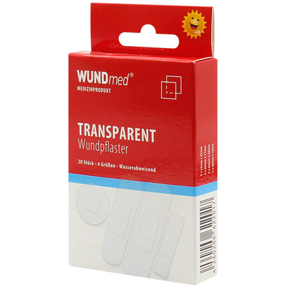 Artikelbild für WUNDmed® Pflaster Transparent 02-042 transparent, 20 St., Artikelnummer 470488