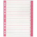 Artikelbild 1 für Wekre Trennblätter DIN A4 1-0 weiß/rot, 230 g/m², 100 Blatt, Artikelnummer 630507