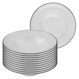 Artikelbild 1 für ID Fine Teller Modest Black Miro grau Ø 20,0 cm, 12 St., Artikelnummer 633857