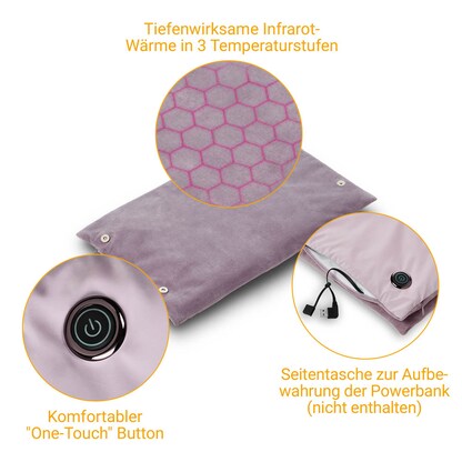 Artikelbild 4 für medisana beheizbarer Muff OL 400 60285 pink 42,0 x 27,0 cm, 1 St., Artikelnummer 676571