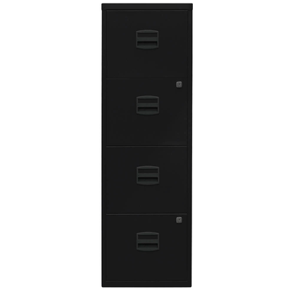 Artikelbild 4 für BISLEY Home PFA 4 Hängeregistraturschrank schwarz 4 Schubladen 41,3 x 40,0 x 132,1 cm, 1 St., Artikelnummer 728758